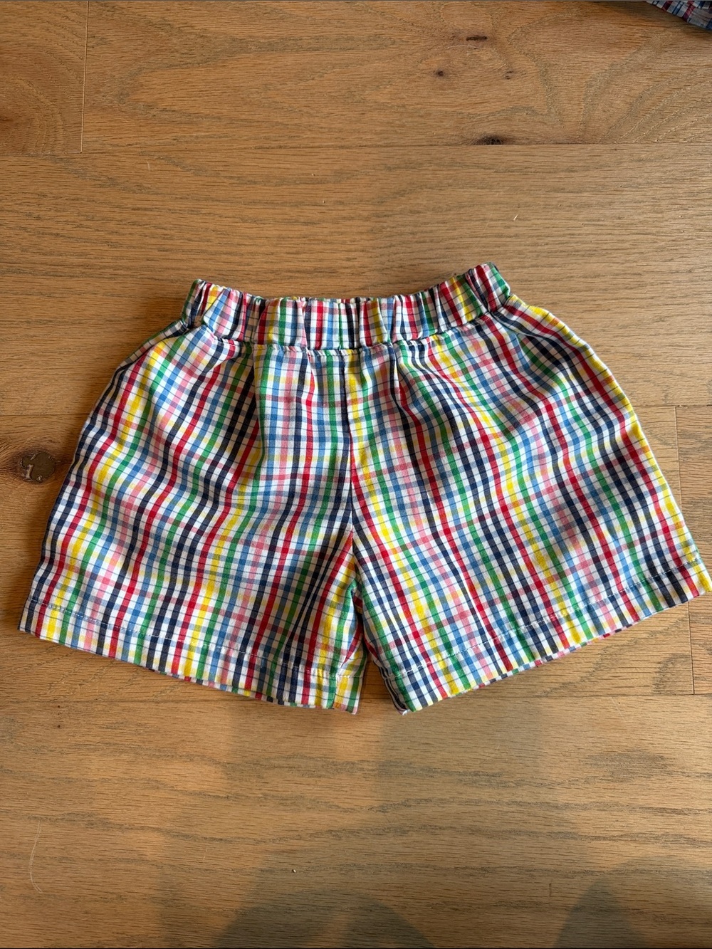 Beaufort Bonnet Plaid Cotton Shorts - Multicolor 2T
